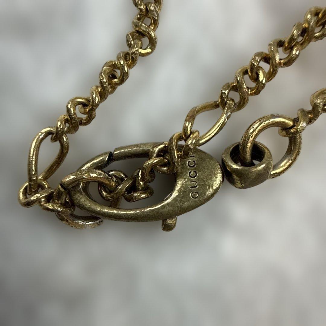 グッチGUCCI ライオンヘッドネックレス　ゴールド