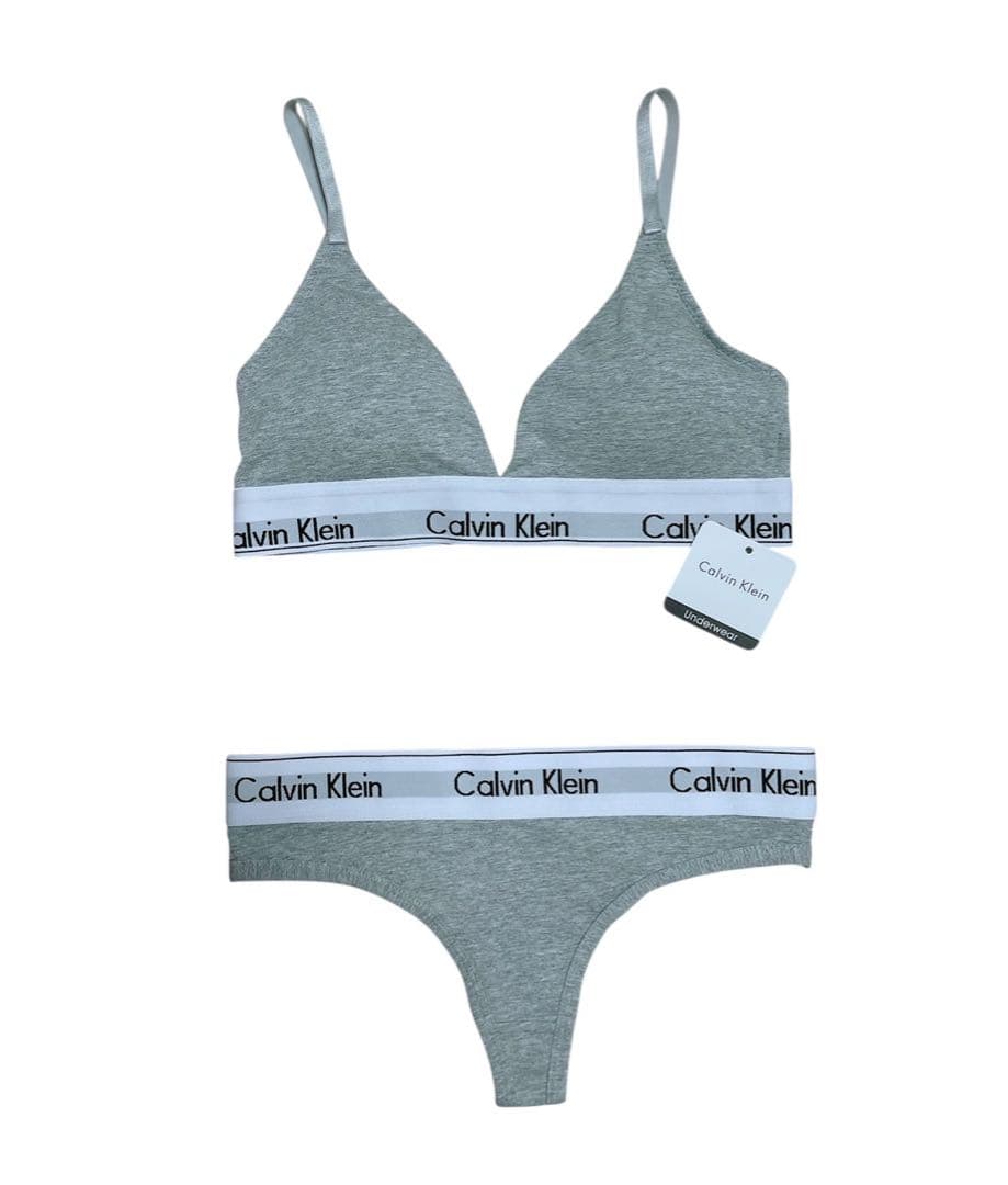 nn　カルバンクライン ブラ＆ショーツ M 黒2セット　グレー2セット