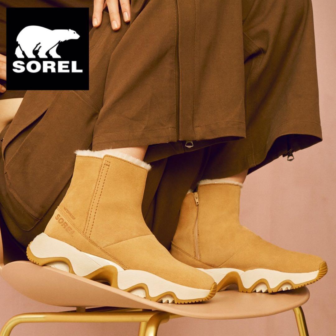 未使用 ソレル キネティックインパクト ショートブーツウォータープルーフ