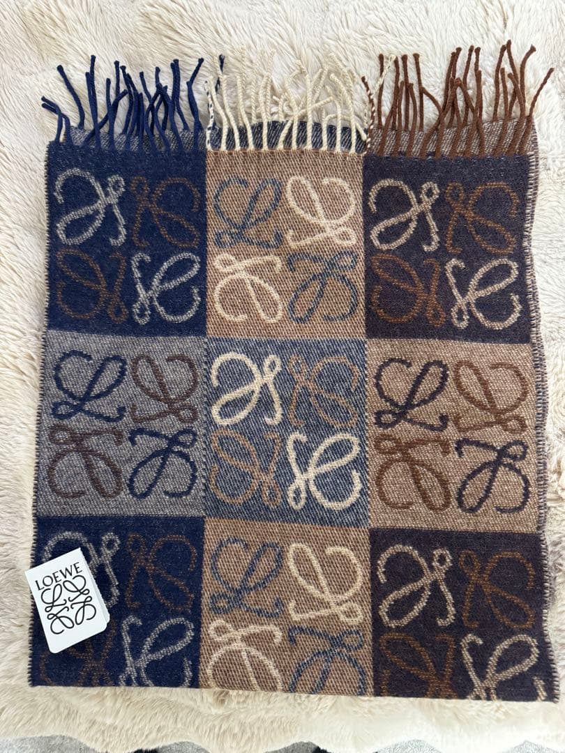 LOEWE ウールカシミア マフラー