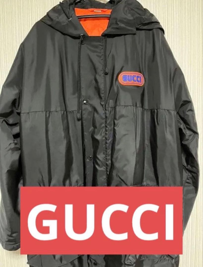 【中古美品】GUCCI sega ナイロンコート