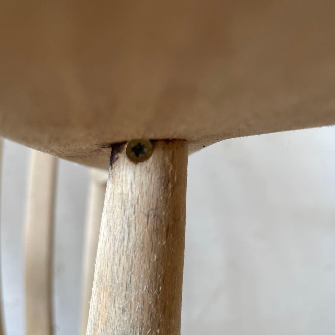 ビンテージ ハイバックアームチェア カフェ アームチェア 剥離