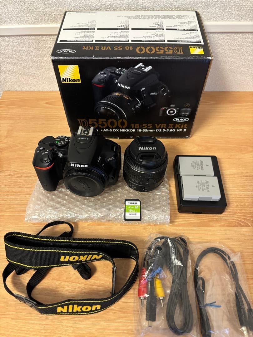 美品 Nikon D5500 18-55 VR II Kit レンズキット