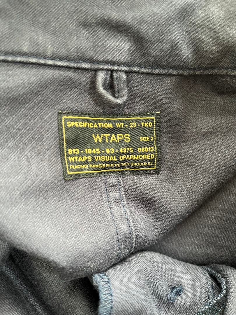 WTAPS BUDS LS ダブルタップス バッズネイビー L 長袖シャツ