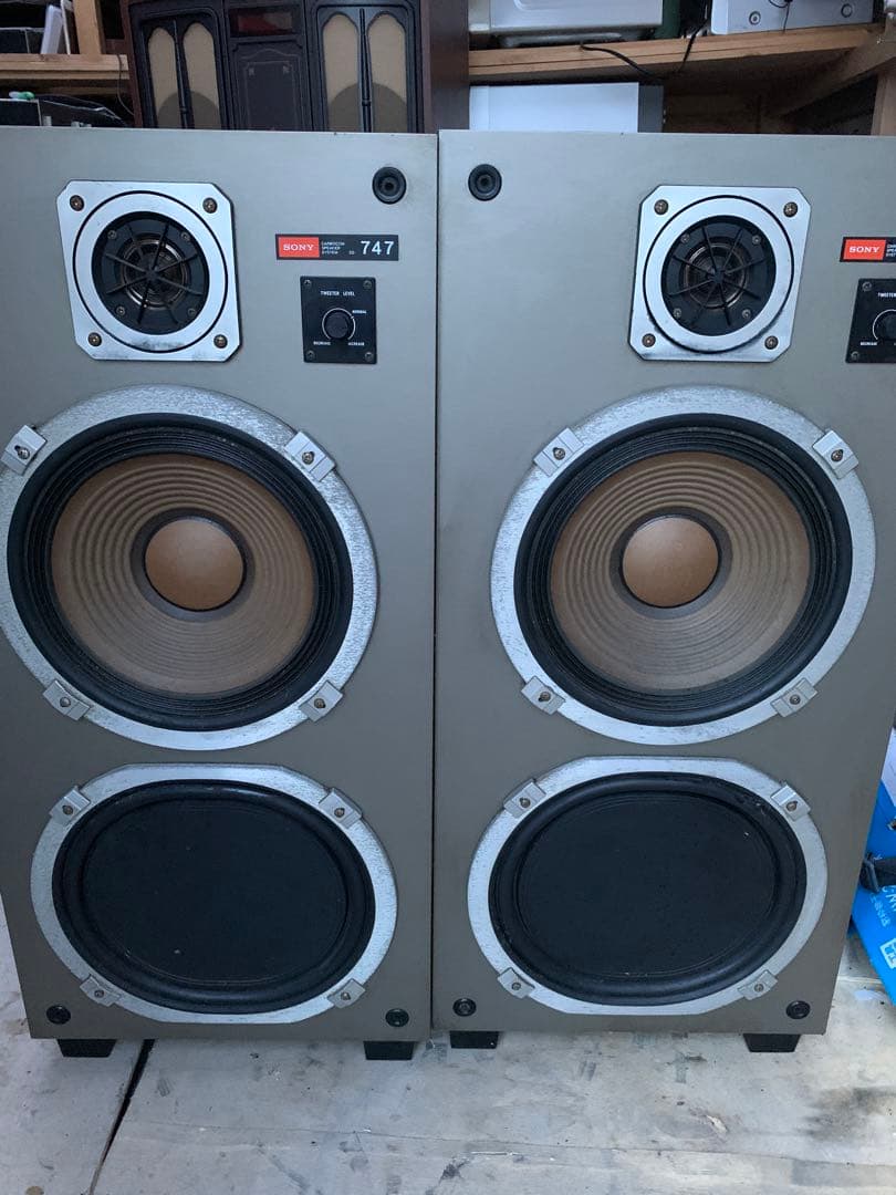 R*a様 SONY スピーカーペア SS-747 8Ω 80W ソニー 昭和レト