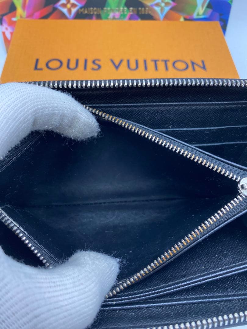ルイヴィトン M63852 エピ ジッピーオーガナイザー 長財布 黒