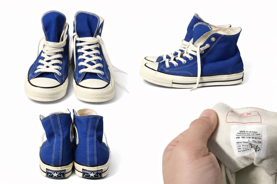 コンバースct70 チャックテイラー ブルー　27.5センチ