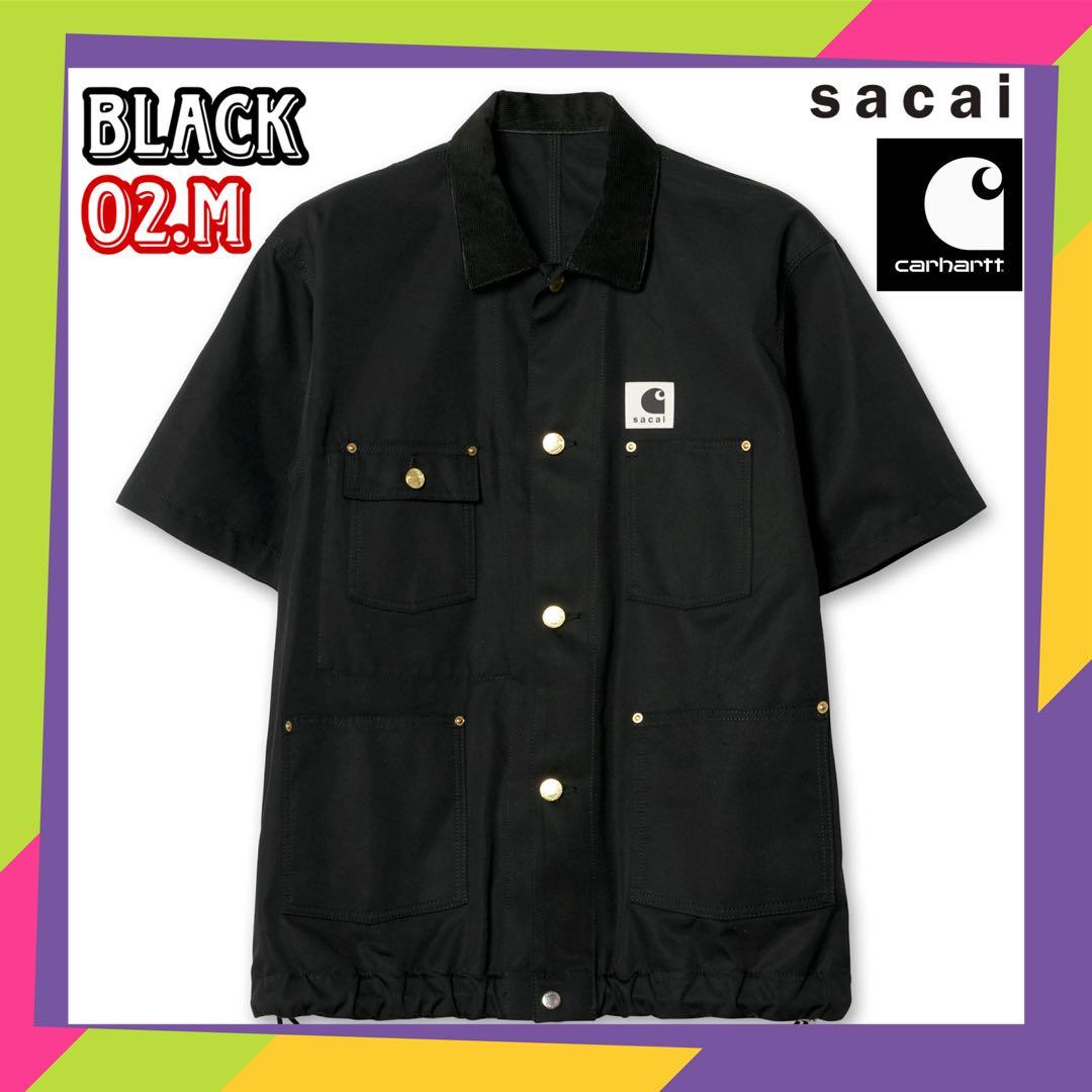 トップス sacai Carhartt WIP Duck Shirt Black 2
