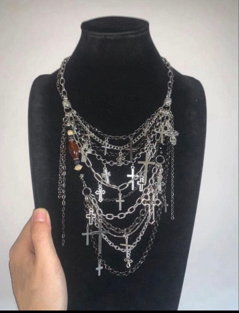 ハンドメイドネックレス gunda 14th addiction kmrii