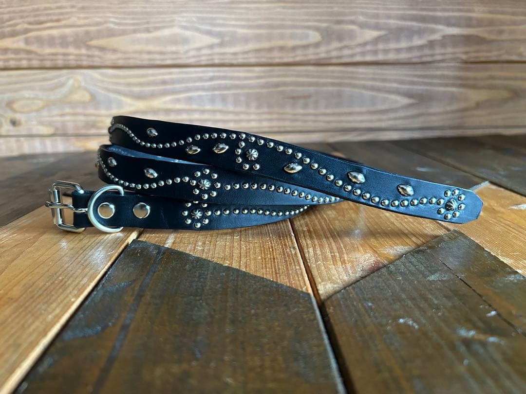 フルスタッズナローベルト18mm幅　シルバーセレクトフラワー htcナロー好き