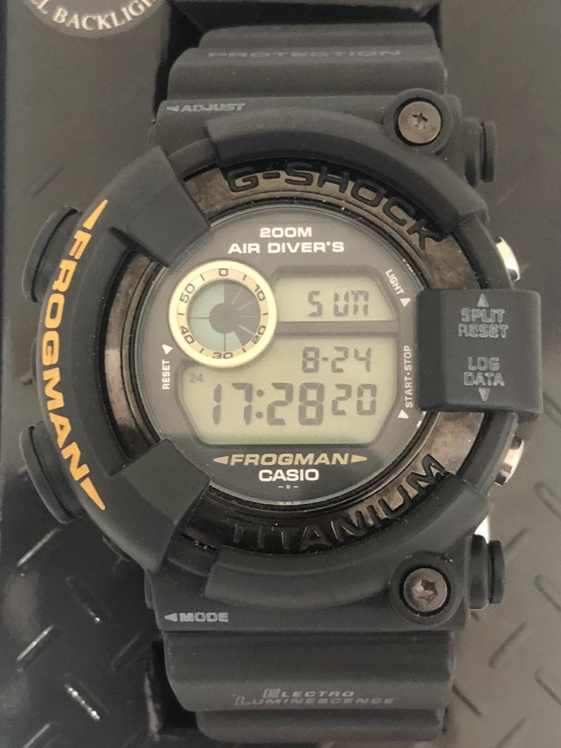 試着のみ G-SHOCK FROGMAN MEN IN BLACK2 腕時計