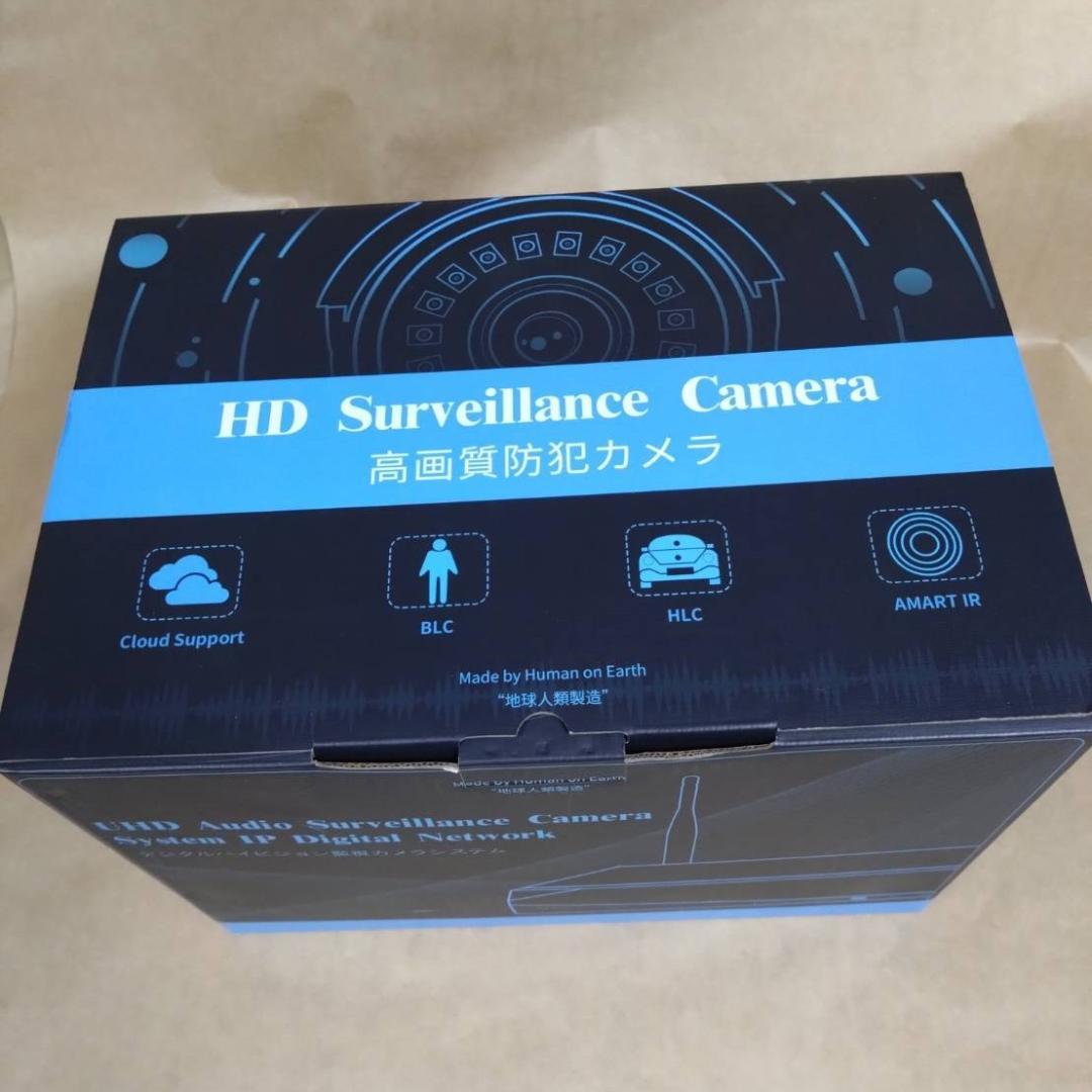 防犯カメラ ネットワークワイヤレスシステム 3K画素カメラ8台・録画機セット