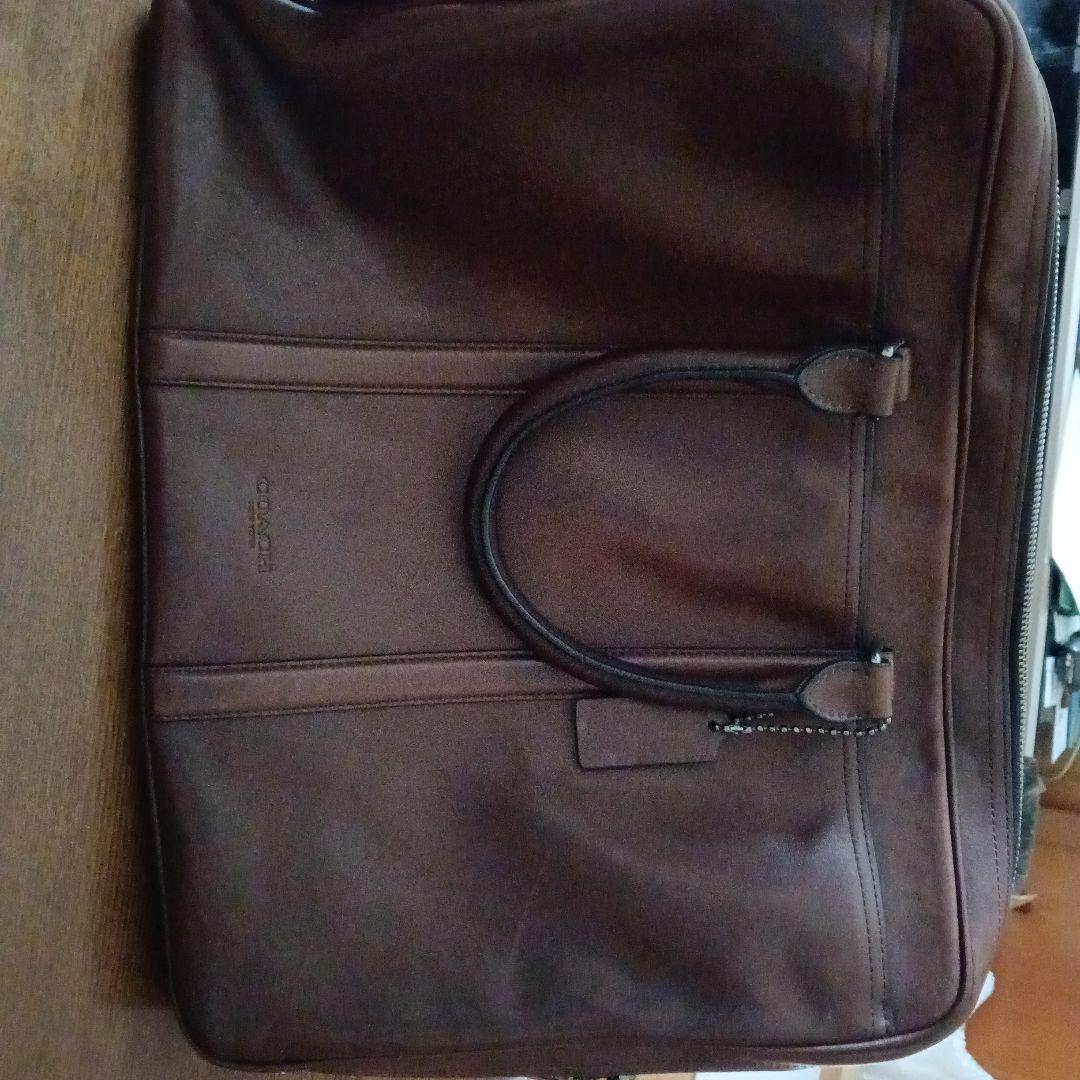 COACH ブラウン ビジネスバッグ