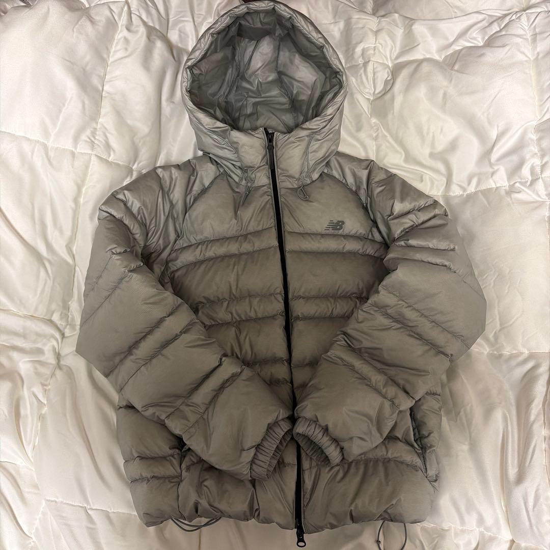 New Balance シルバーダウンジャケット S