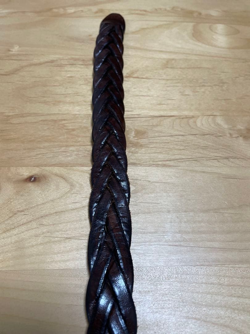 ダニエル&ボブ　編み込みレザーベルト
