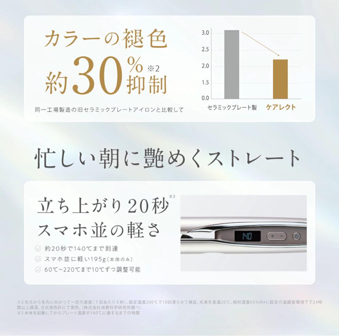 ケアレクト ヘアアイロン