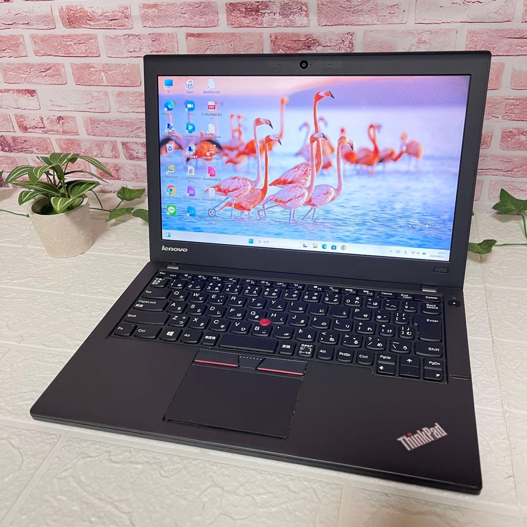 ★中古レノボパソコンSSD128GB★i3-5010U カメラ ノートPC449