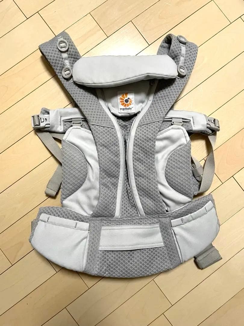 ergobaby オムニブリーズ 抱っこ紐 パールグレー メッシュ