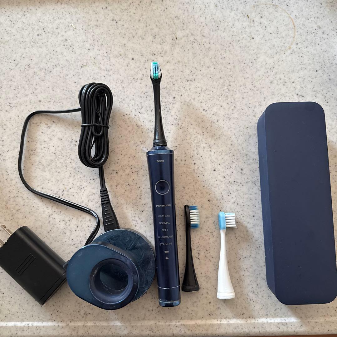 パナソニック 電動歯ブラシ ドルツ　本体 ネイビー 充電器付き
