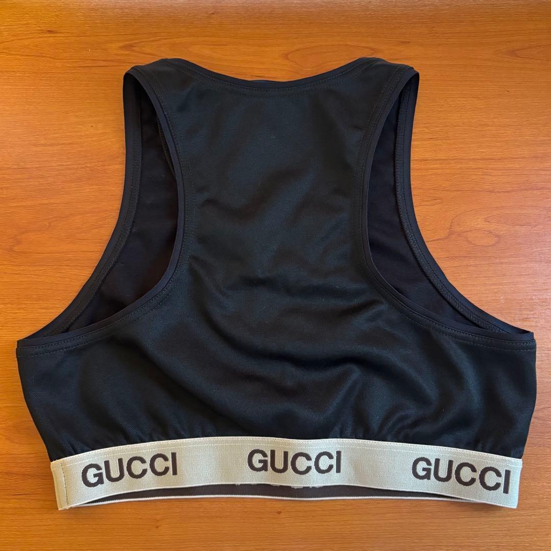 GUCCI ブラック スポーツブラ XS