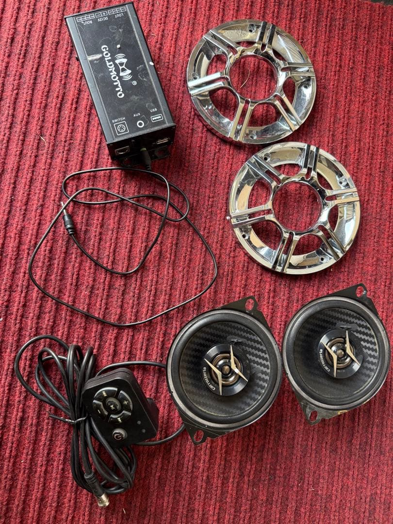 スピーカー スピーカーカバー Bluetooth 配線カバー の豪華4点セット