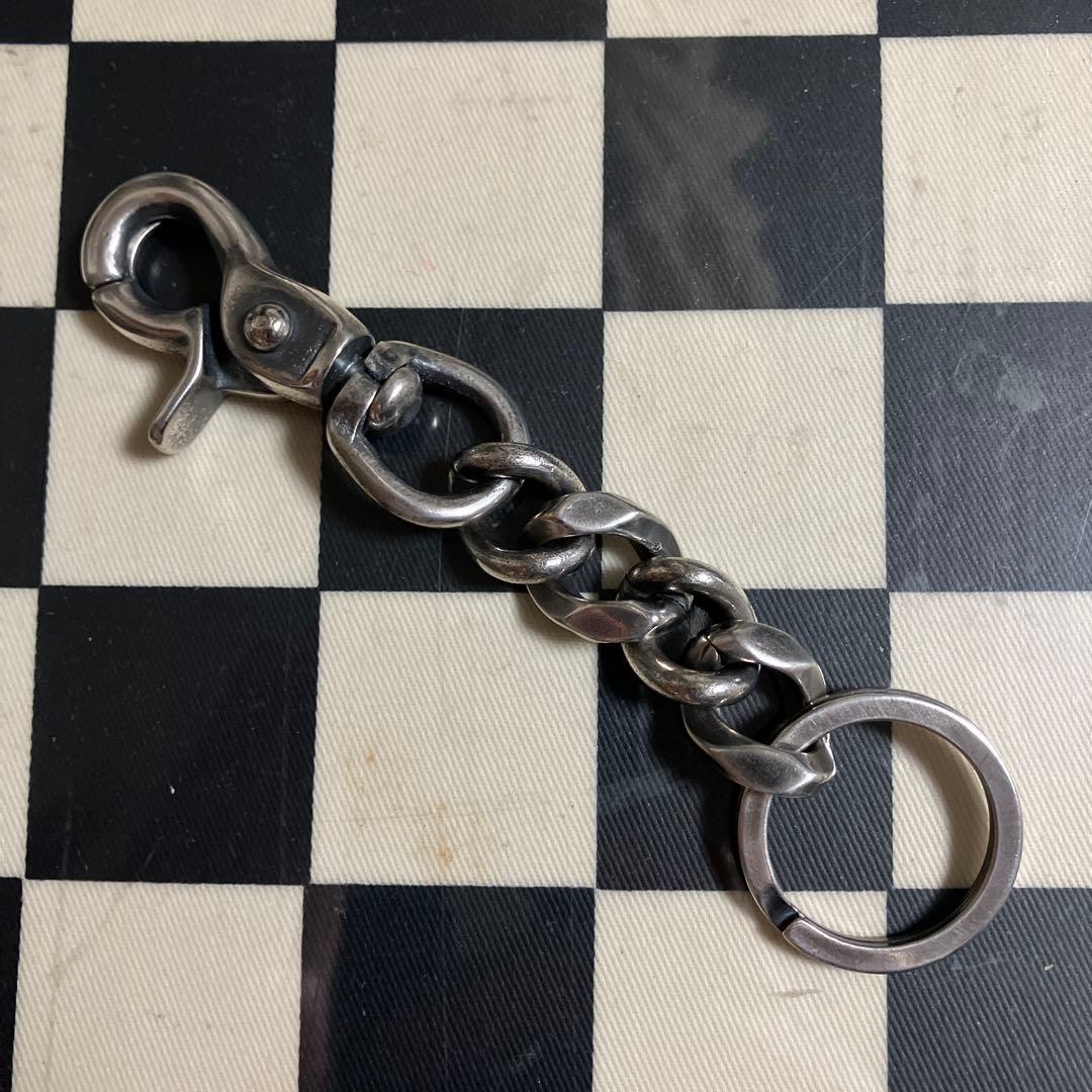 ブラス製　シルバー925メッキ　キーチェーン　新品未使用！