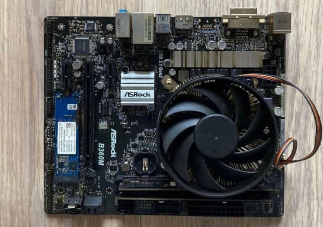 ASRock B360M マザーボード CPU メモリ付