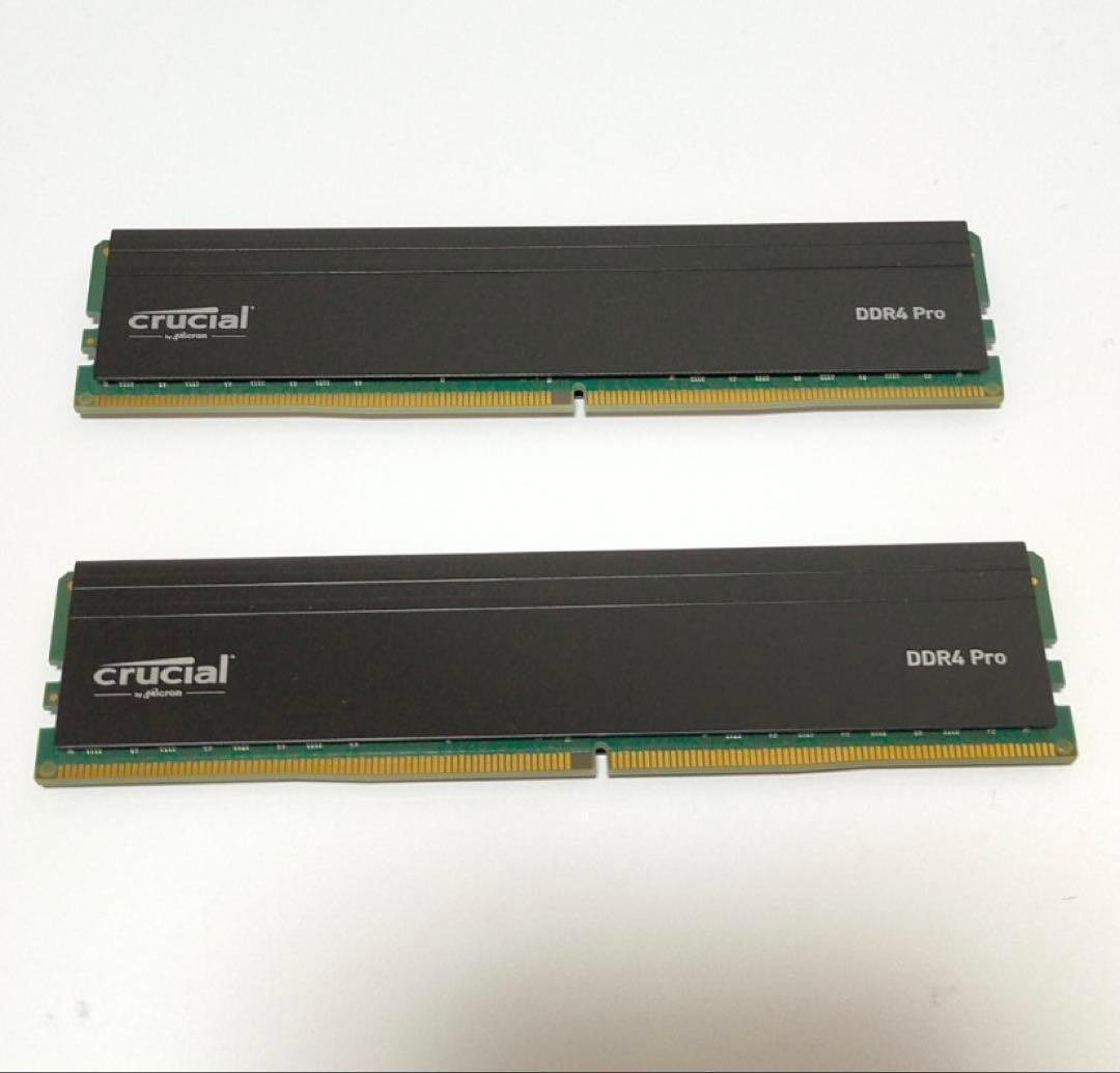 み*。様 crucial DDR4 Pro 64GB メモリ