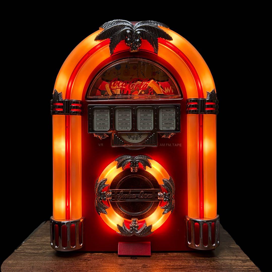 2001年製 juke box ジュークボックス コカコーラロゴ ラジカセ