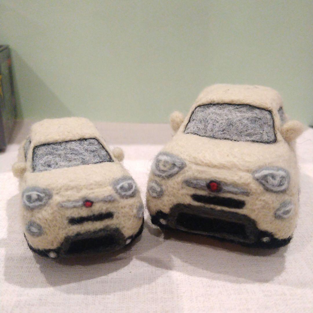 ※レインページ※羊毛フェルトで作る車※