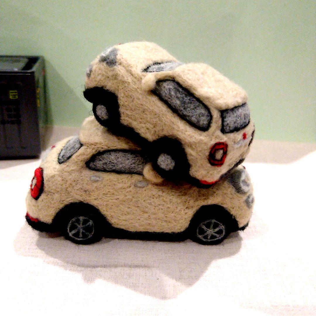 ※レインページ※羊毛フェルトで作る車※