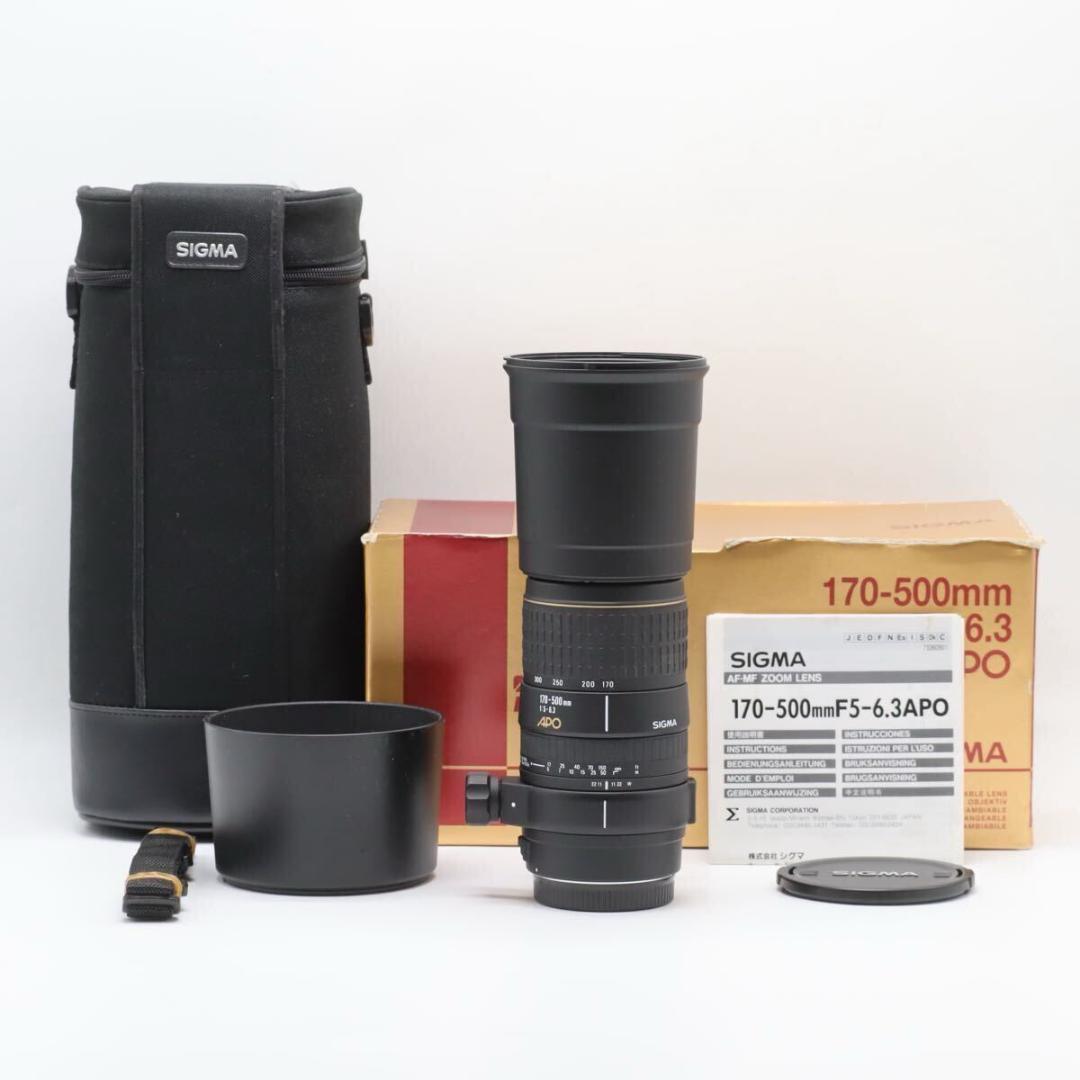 シグマ 170 500mm f5 6.3 apo Aspherical キャノン