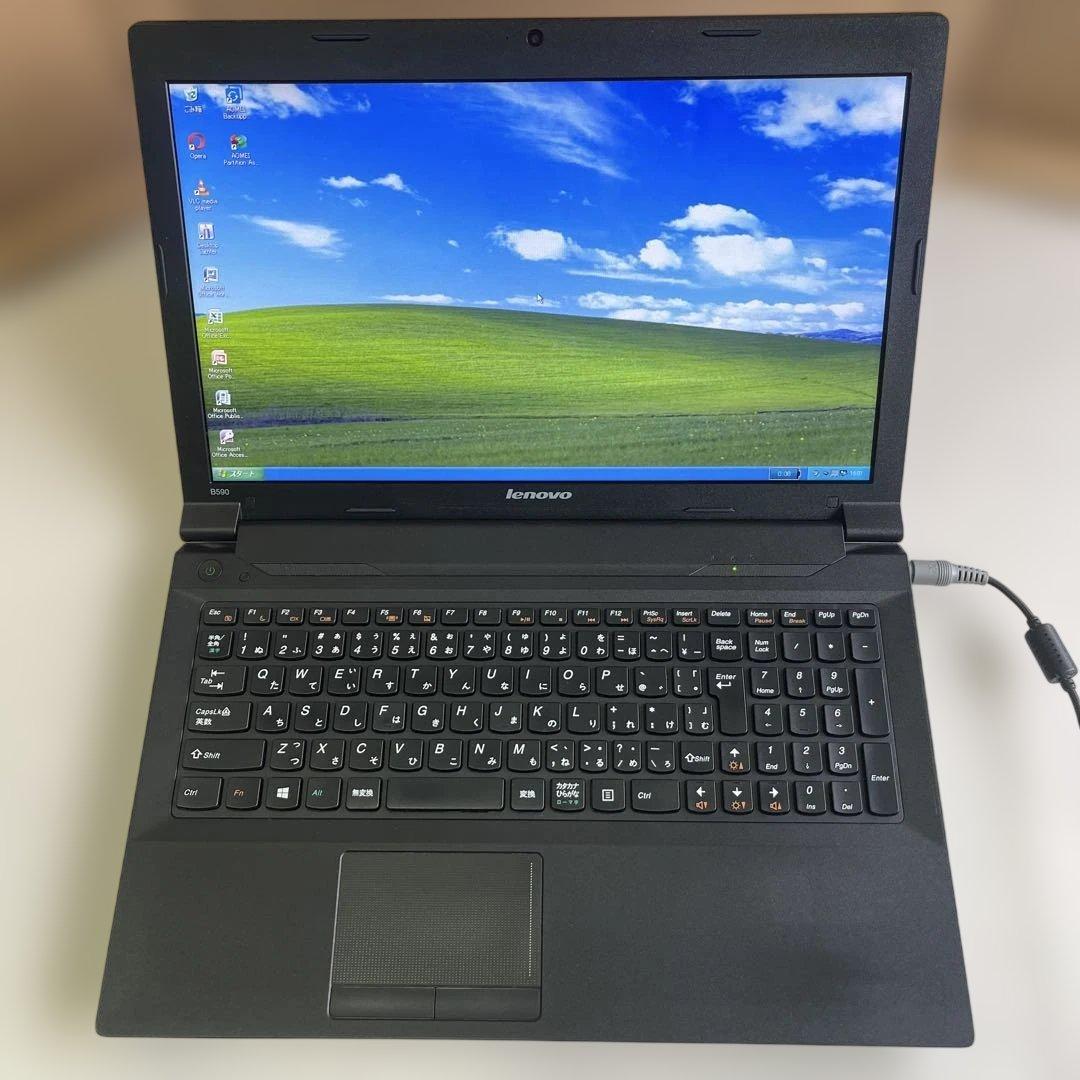 ☆格安美品☆WindowsXP☆レノボ15.6インチ大画面ノート☆Office付