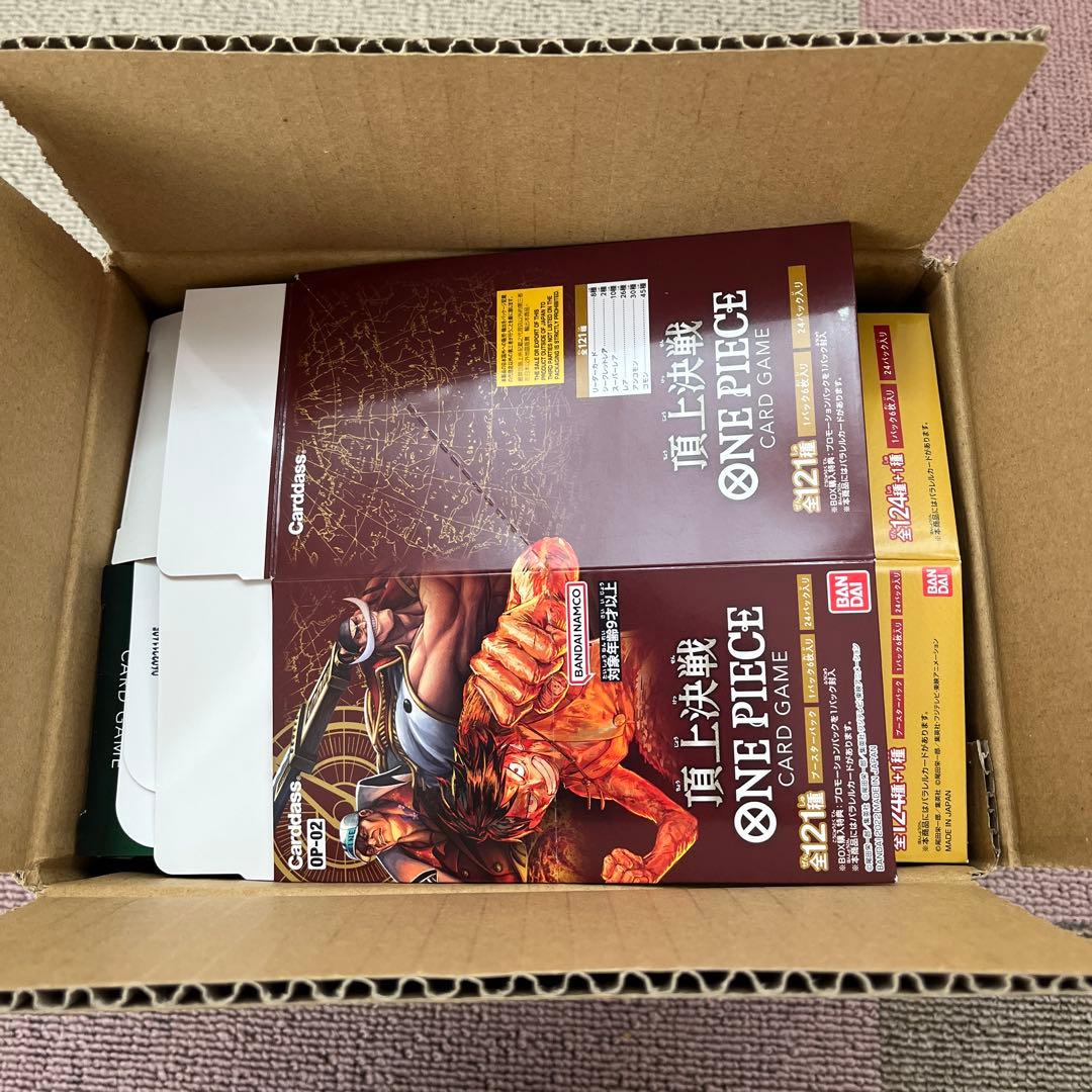 頂上決戦　メモリアルコレクション他　ワンピースカードバラパックまとめ売り