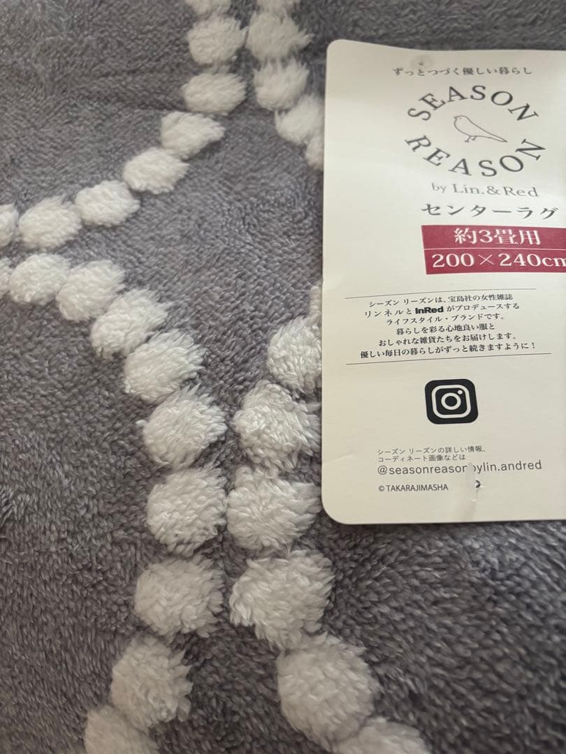 SESON REASON シーズンリーズン ラグ 3畳用 しまむら タンバリン