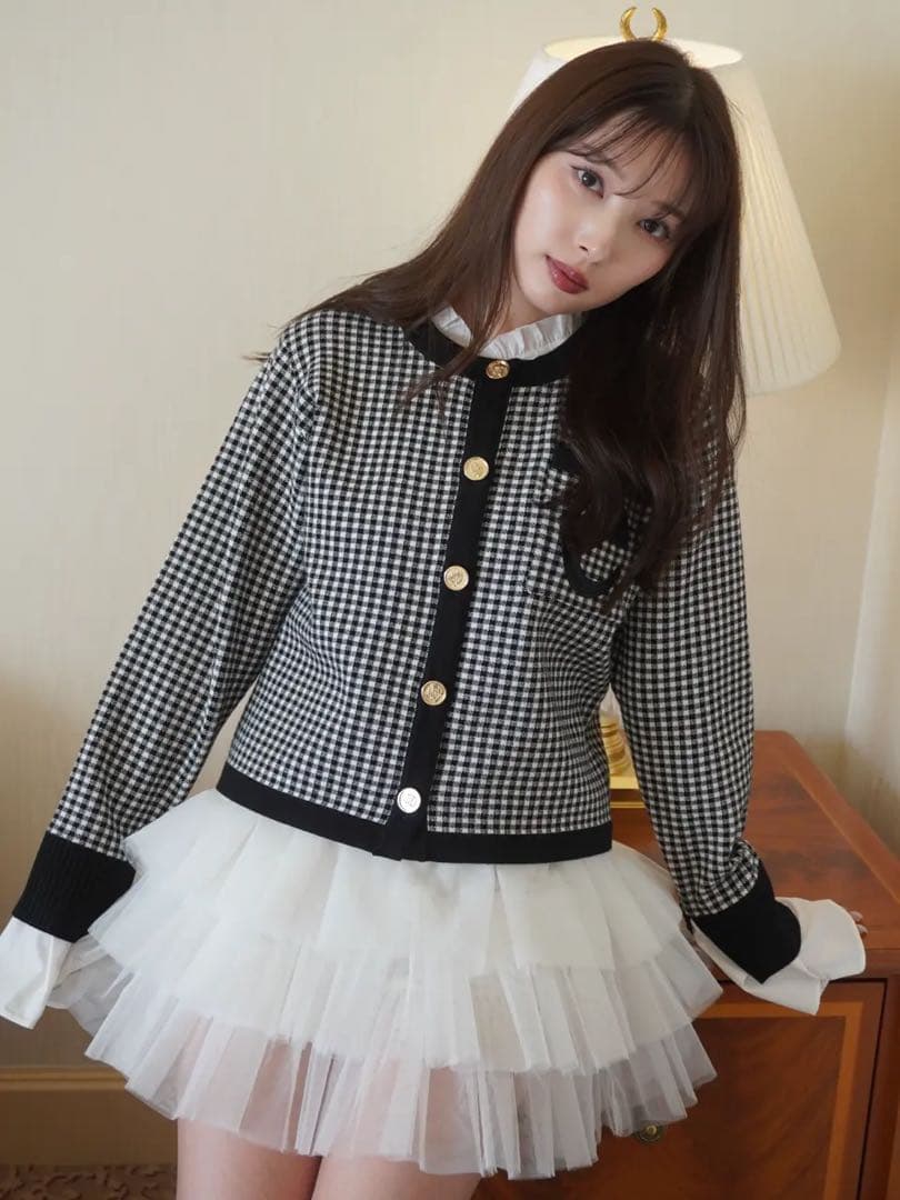 エイミーイストワール Attached collar カーディガン