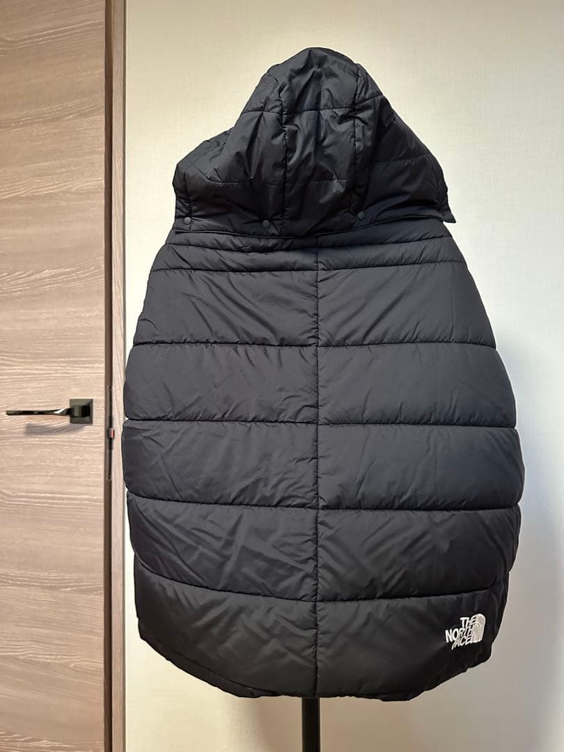 即購入歓迎　ノースフェイス　ベビーシェルブランケット　抱っこ紐ケープ　ブラック