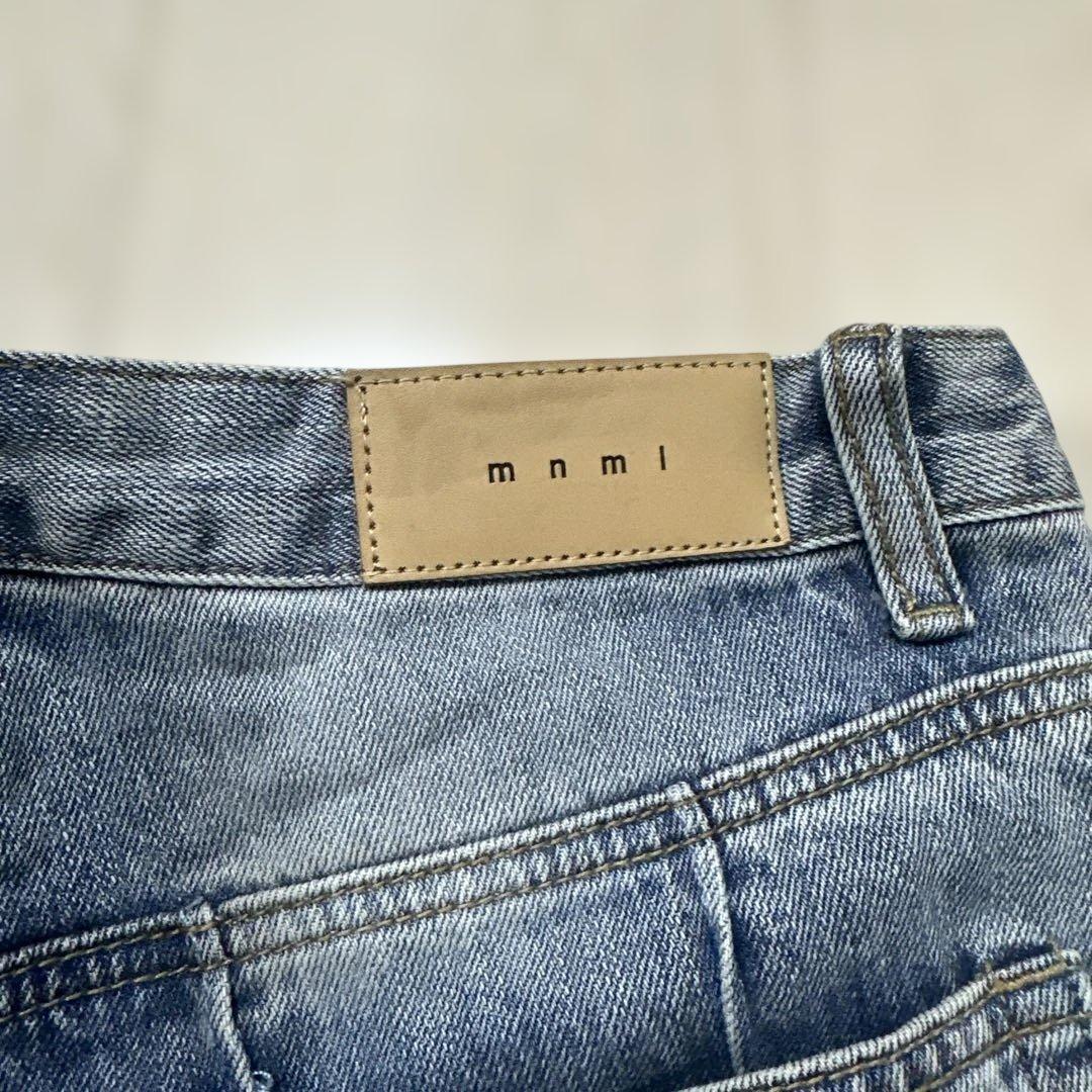 mnml ミニマル デニムパンツ ブーツカット フレア バギー　30inch