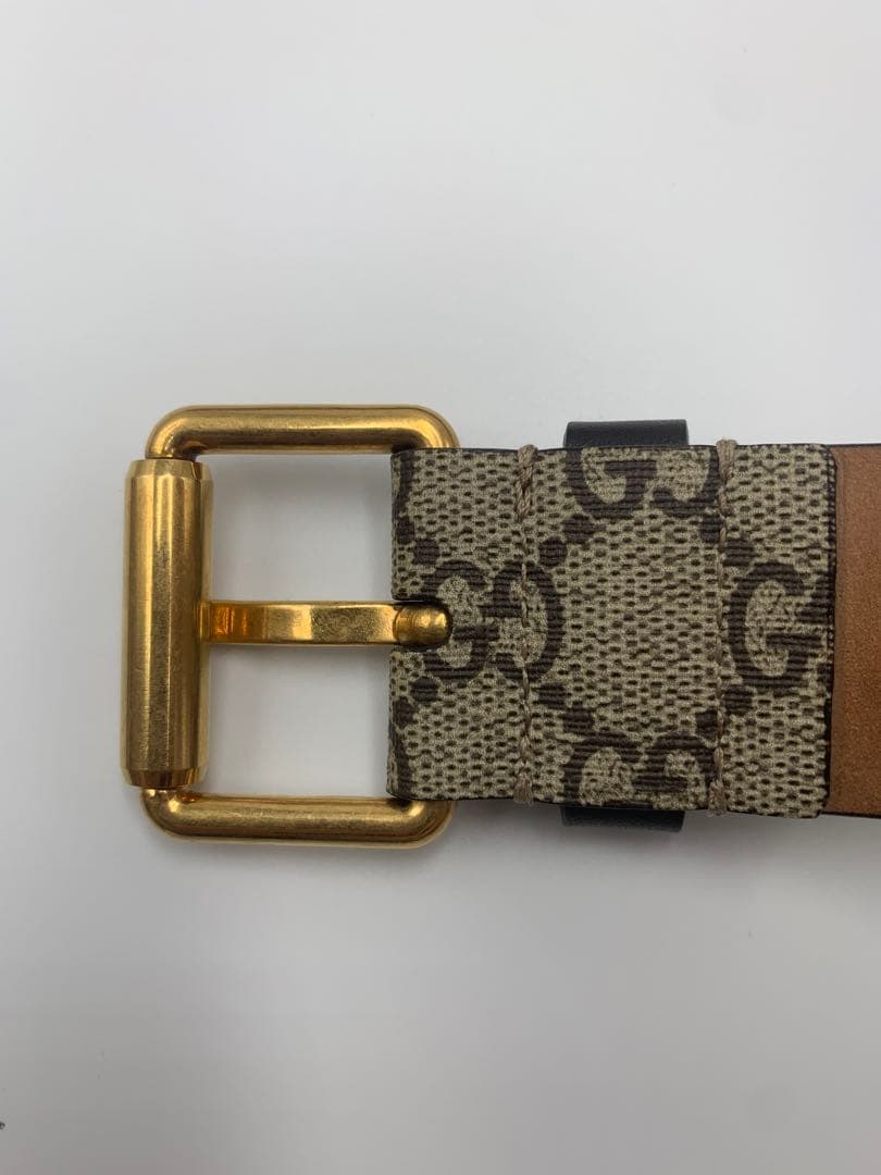 GUCCI スネーク GGスプリーム キャンバス ベルト P55