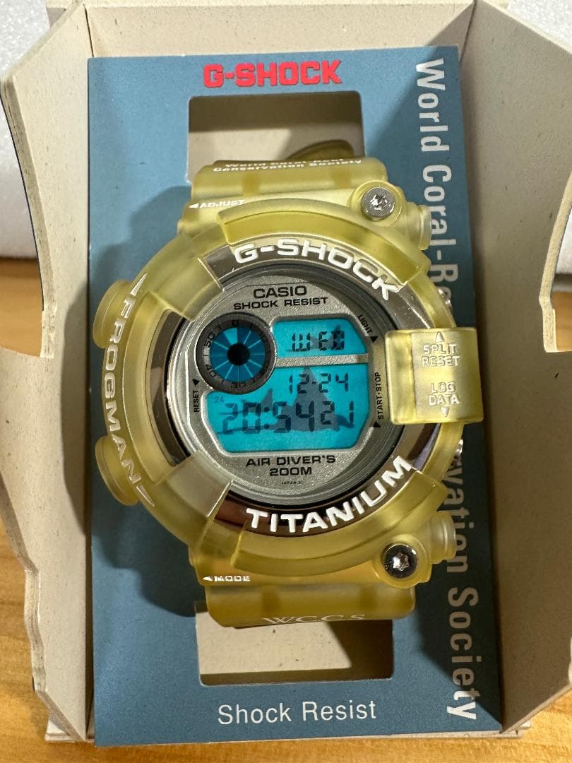 G-SHOCK FROGMAN DW‑8201WC‑7T W.C.C.S.