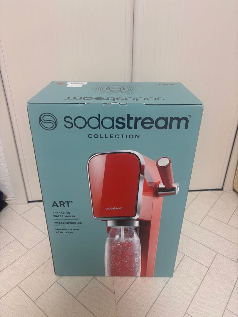 SodaStream ART スパークリングウォーターメーカー レッド