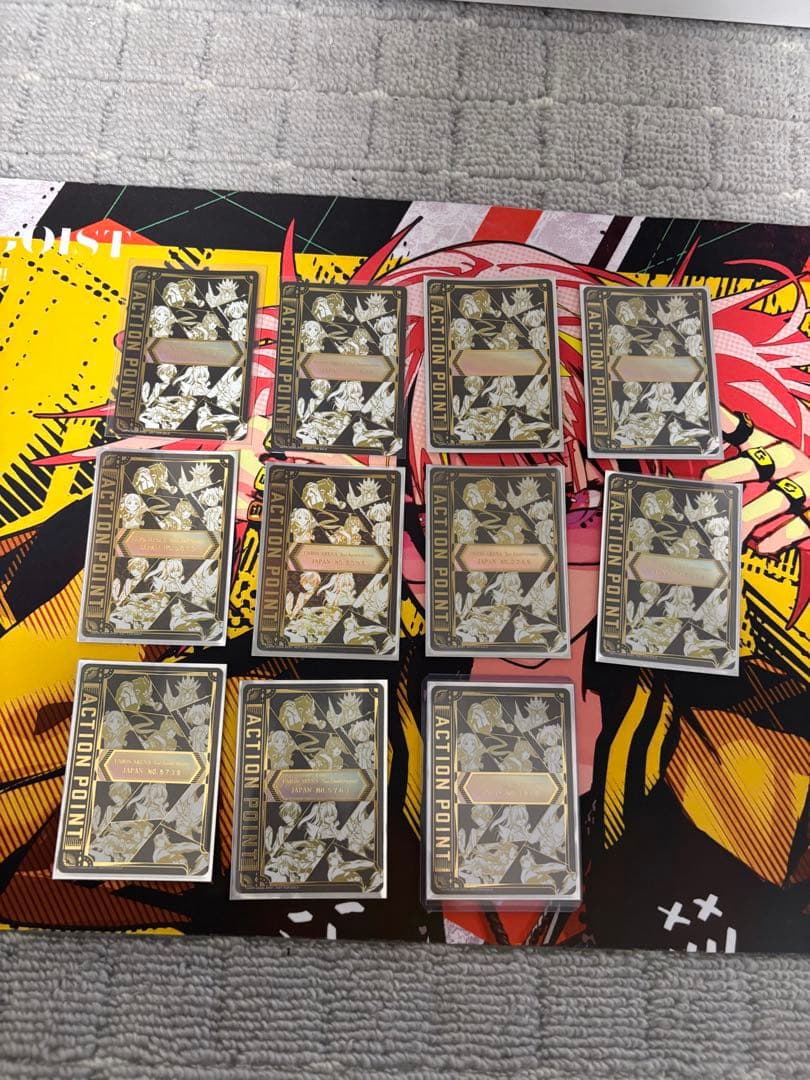 ユニオンアリーナ 2周年アクションポイント シリアルAP まとめ売り11枚セット