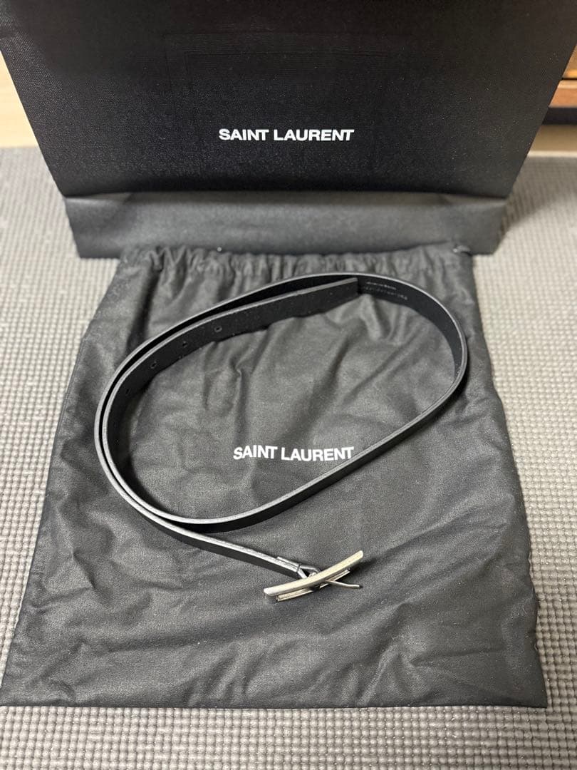 最終値下げ‼️極美品‼️新品未使用品‼️サンローランベルト　約100センチ