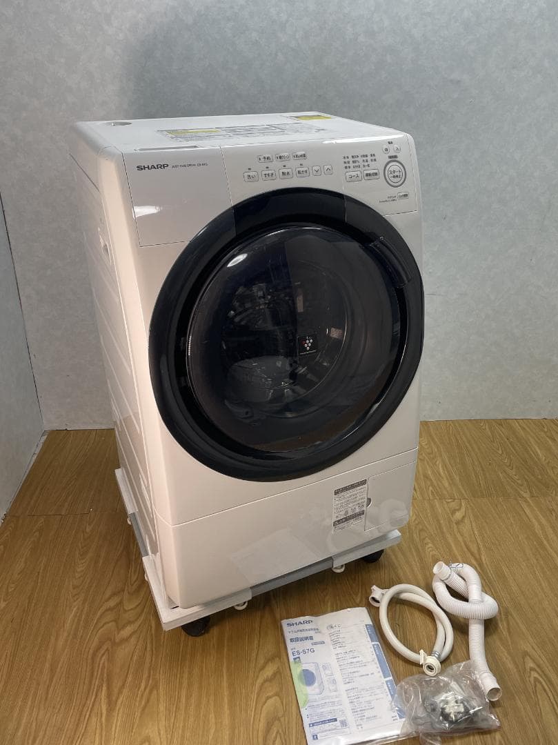 K♢011 シャープ ドラム式洗濯機 ES-S7G　設置オプション無料