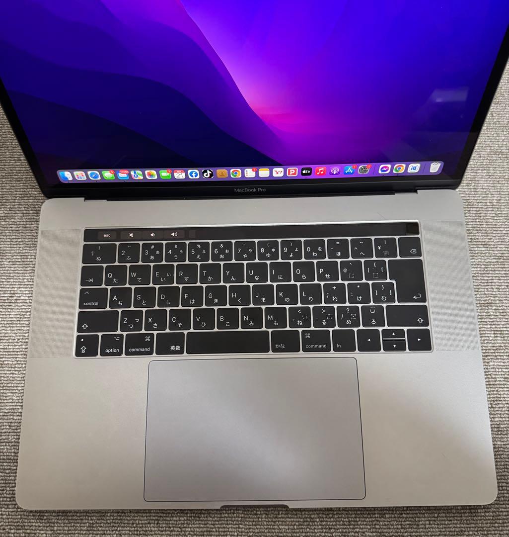 MacBook Pro 15インチ 512GB/16GB/2017年 動作保証