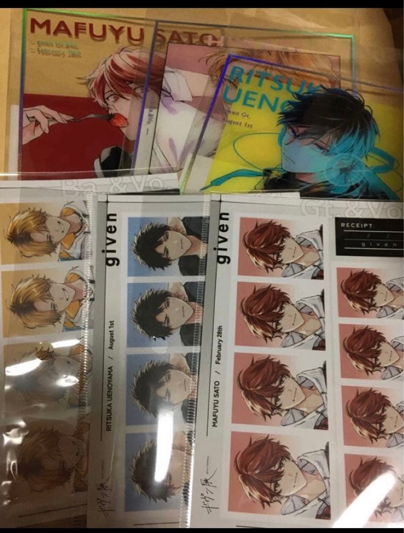 ギヴン展　ギヴン　色紙　入場者特典