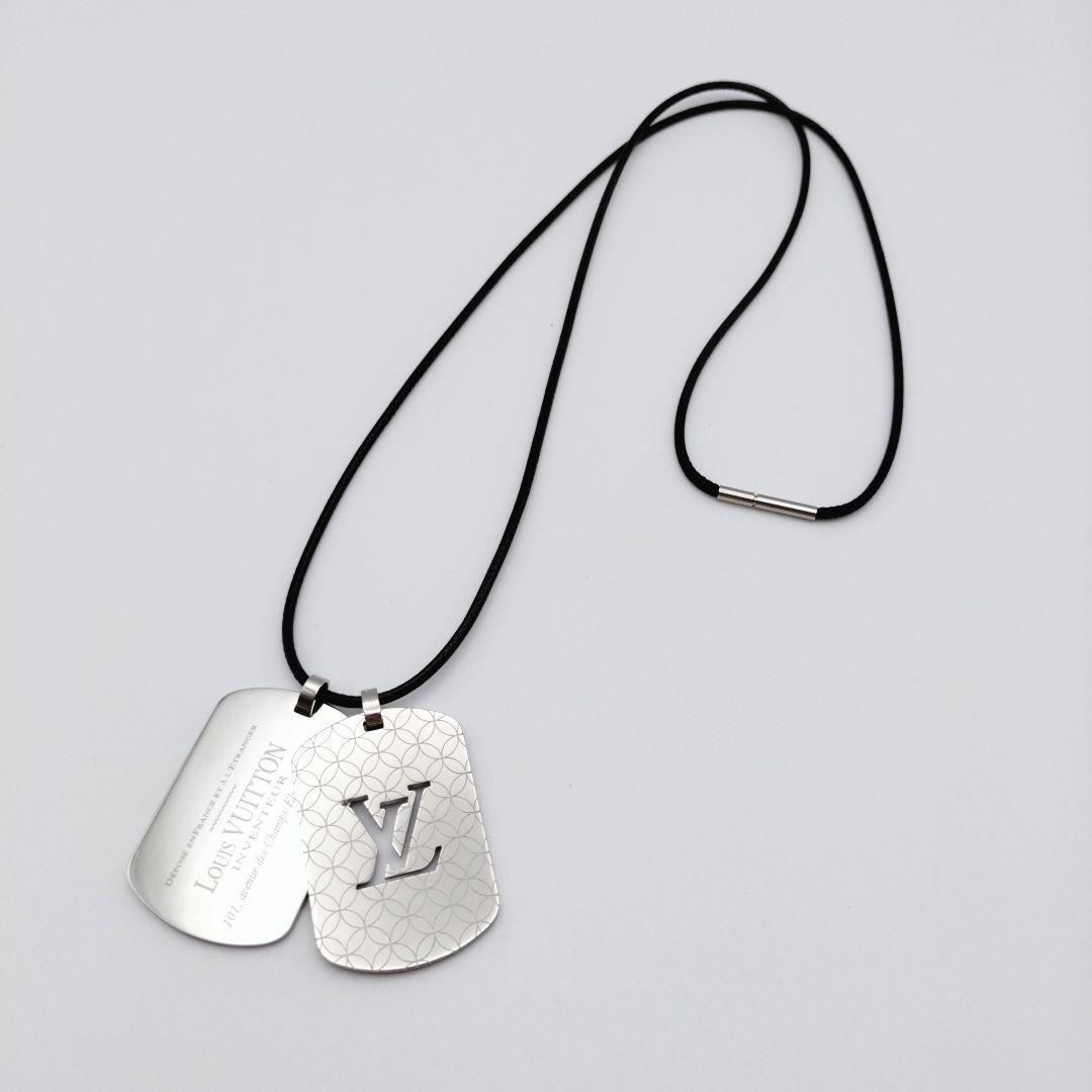 ✨極上美品✨ルイヴィトン ネックレス パンダンティフシャンゼリゼGM ドッグタグ