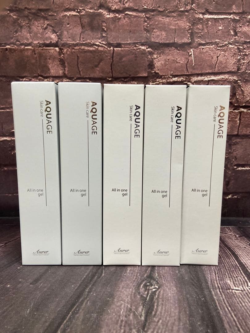アクアージュ　スキンケア　オールインワンジェル　50g×5