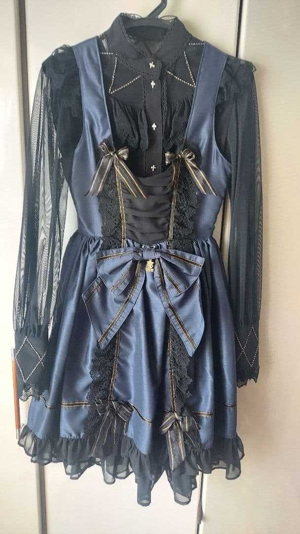 ベイビー　ザ　スターズ　シャイン　ブライト　ジャンパースカートとブラウスのセット