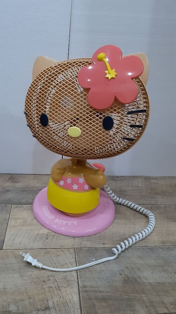 キティちゃん 扇風機 ガン黒 黒ギャル